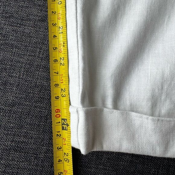 Anthropologie White Nias Trousers Pants By Ett Twa Size 0 - Picture 15 of 16